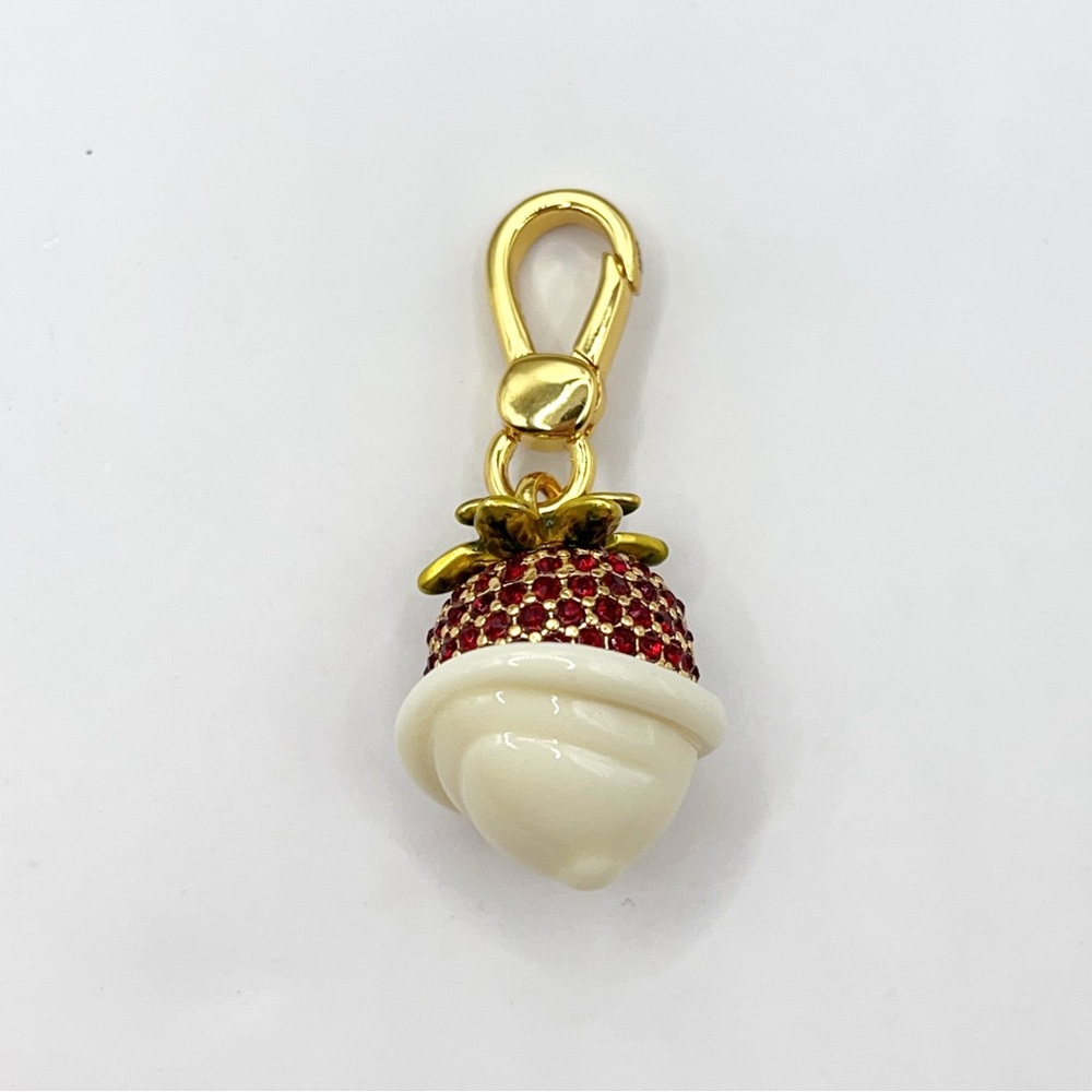 Juicy Couture white chocolate dipped strawberry charm